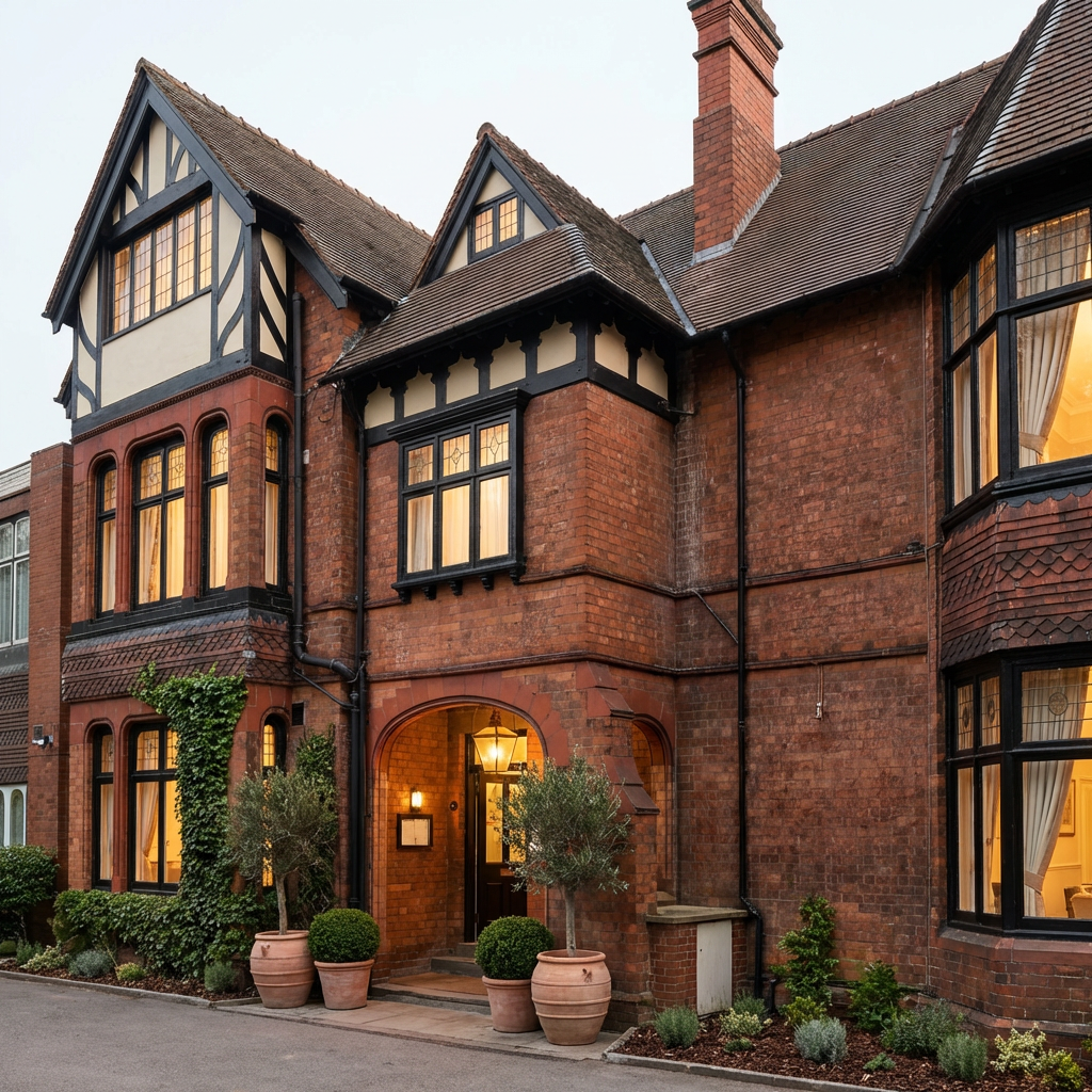 Exterior of RK Heritage Hotel in Birmingham